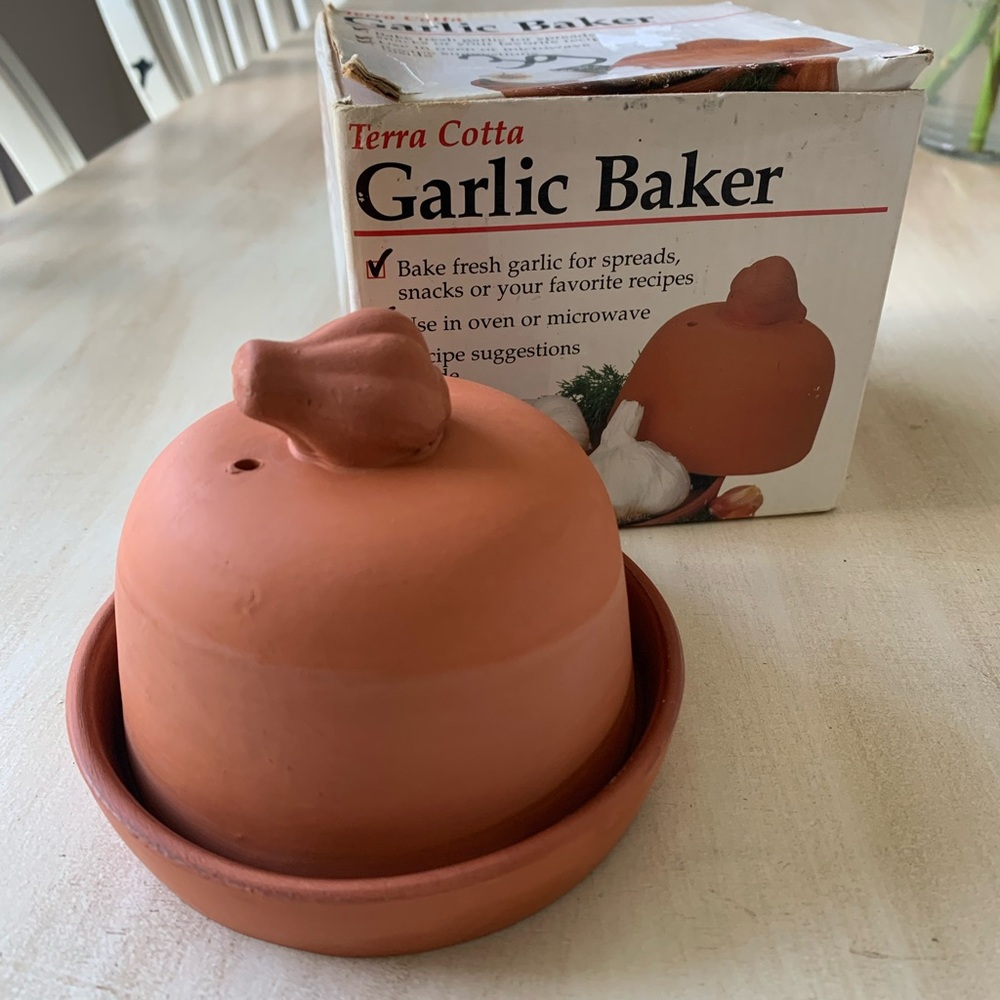 Terra Cotta Garlic Baker